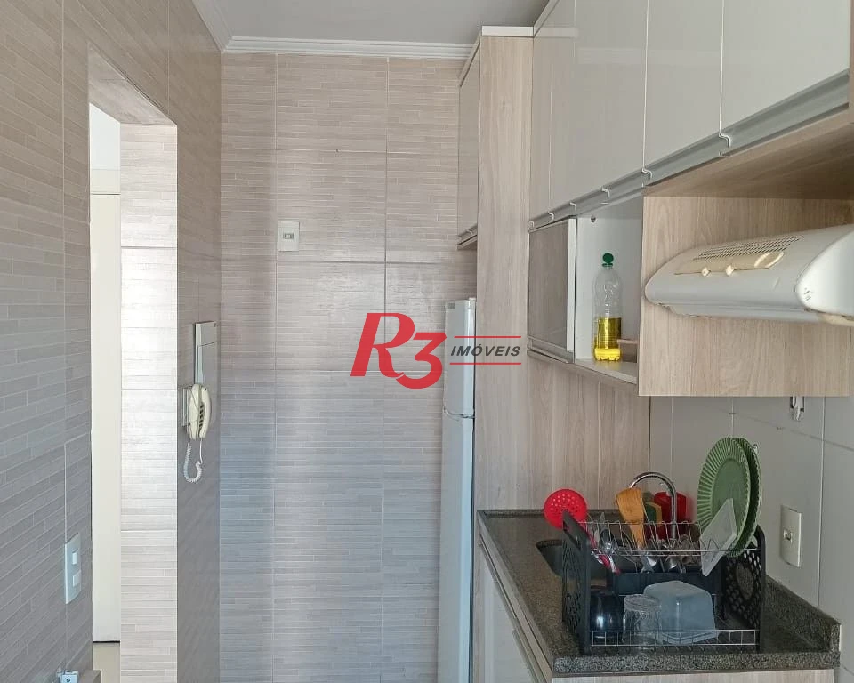 Apartamento com 2 dormitórios à venda, 49 m² por R$ 289.000,00 - Castelo - Santos/SP