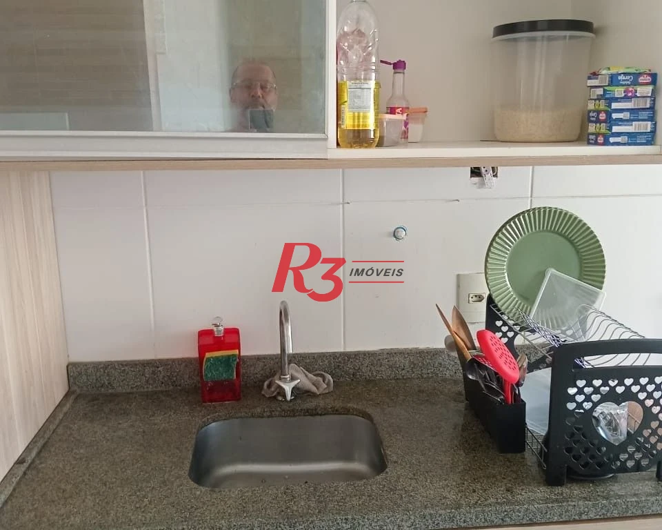 Apartamento com 2 dormitórios à venda, 49 m² por R$ 289.000,00 - Castelo - Santos/SP