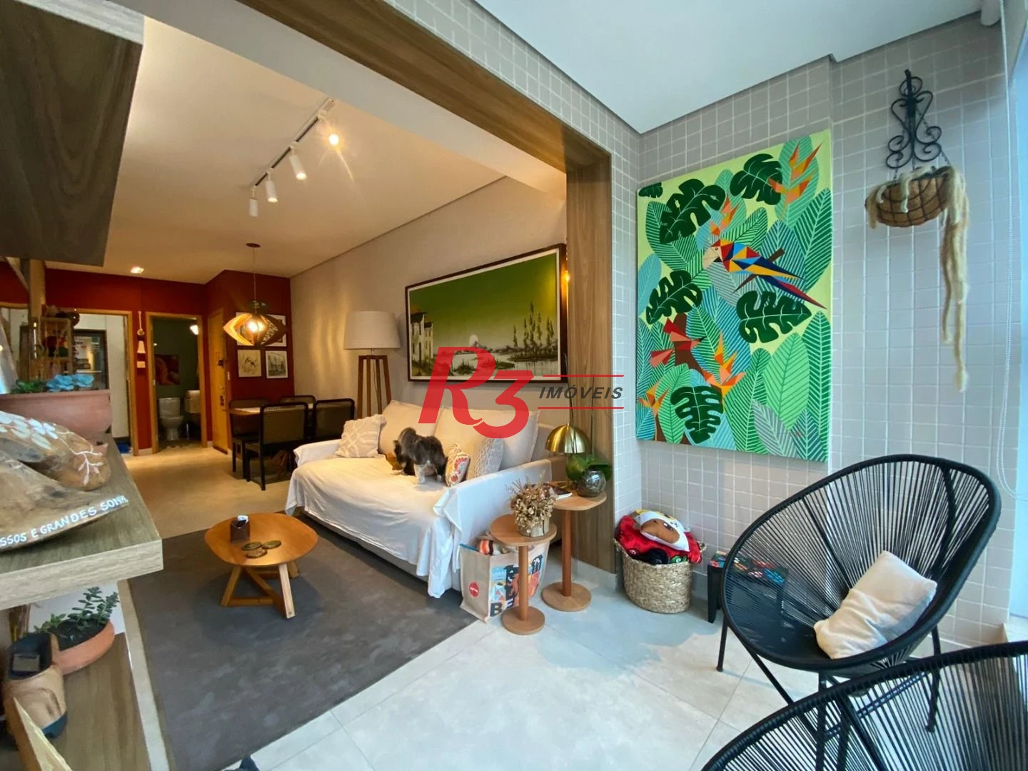 Apartamento com 2 dormitórios à venda, 66 m² por R$ 910.000,00 - Campo Grande - Santos/SP