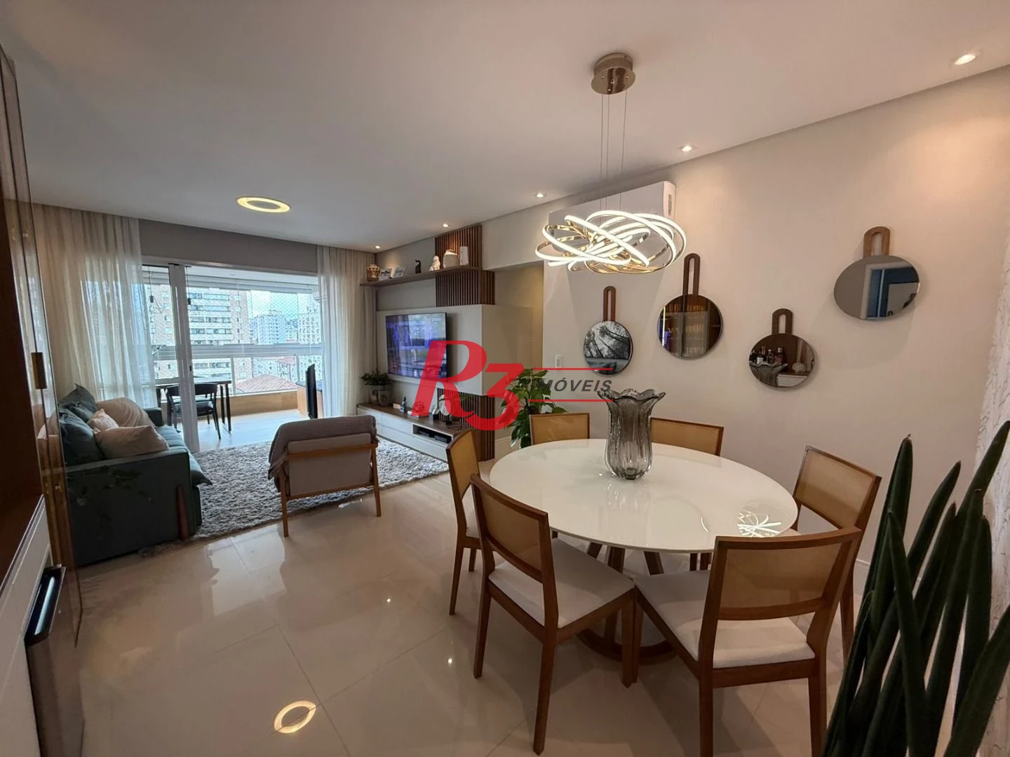 Apartamento com 3 dormitórios à venda, 125 m² por R$ 1.950.000,00 - Embaré - Santos/SP