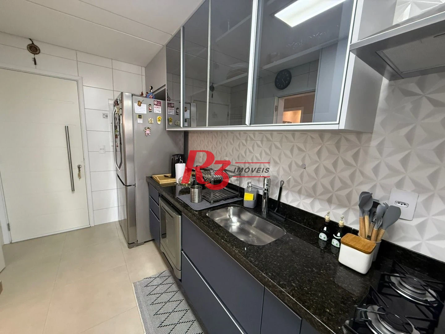 Apartamento com 3 dormitórios à venda, 125 m² por R$ 1.950.000,00 - Embaré - Santos/SP