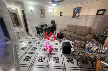 Casa com 3 dormitórios à venda, 199 m² por R$ 540.000,00 - Rádio Club - Santos/SP