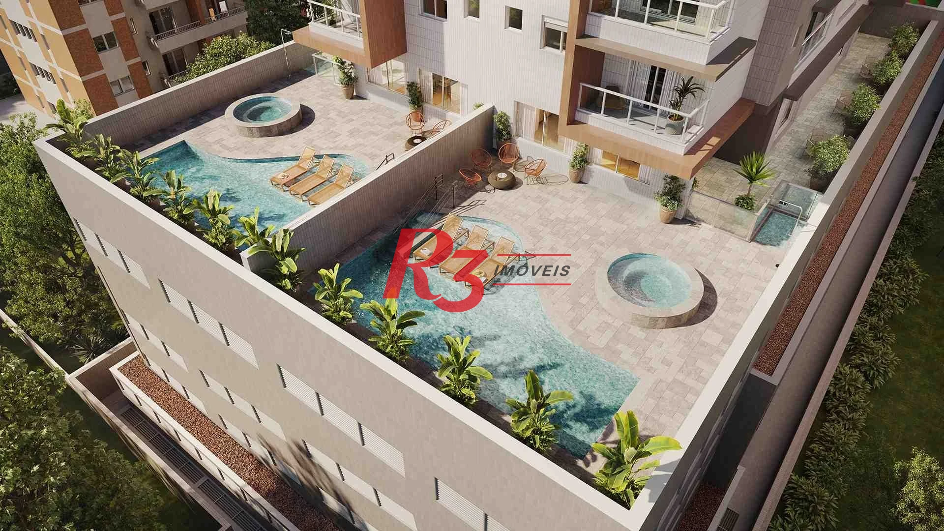 Apartamento com 2 dormitórios à venda, 96 m² por R$ 1.650.000,00 - Embaré - Santos/SP