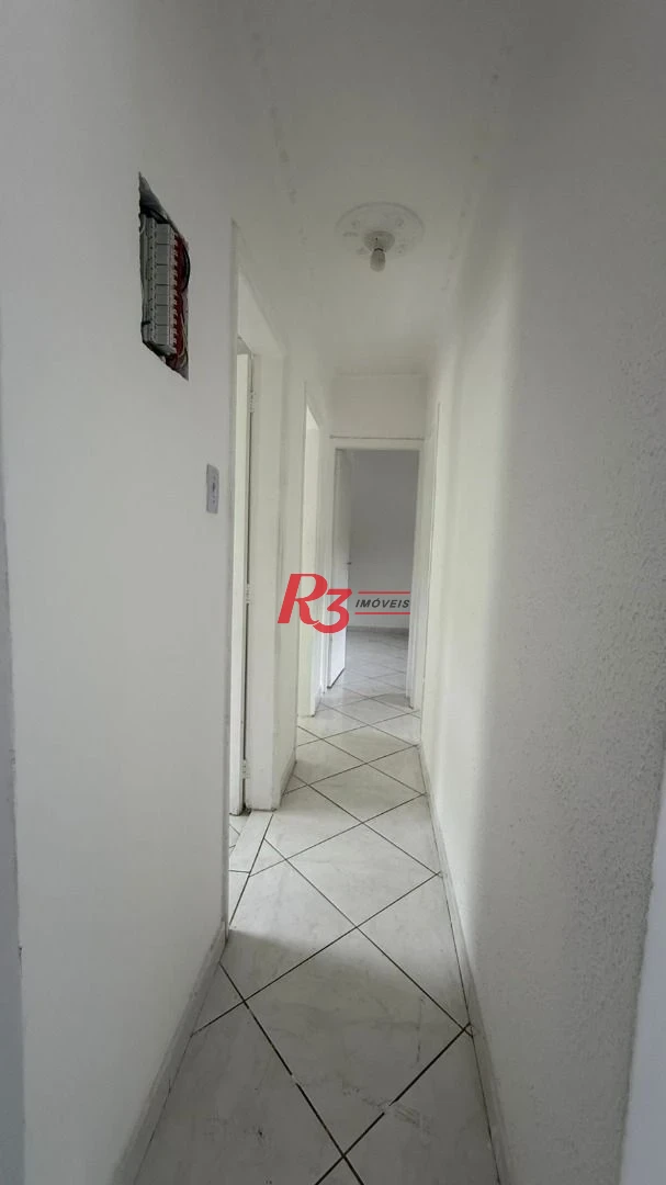 Apartamento com 3 dormitórios para alugar, 110 m² por R$ 3.500,00/mês - Gonzaga - Santos/SP