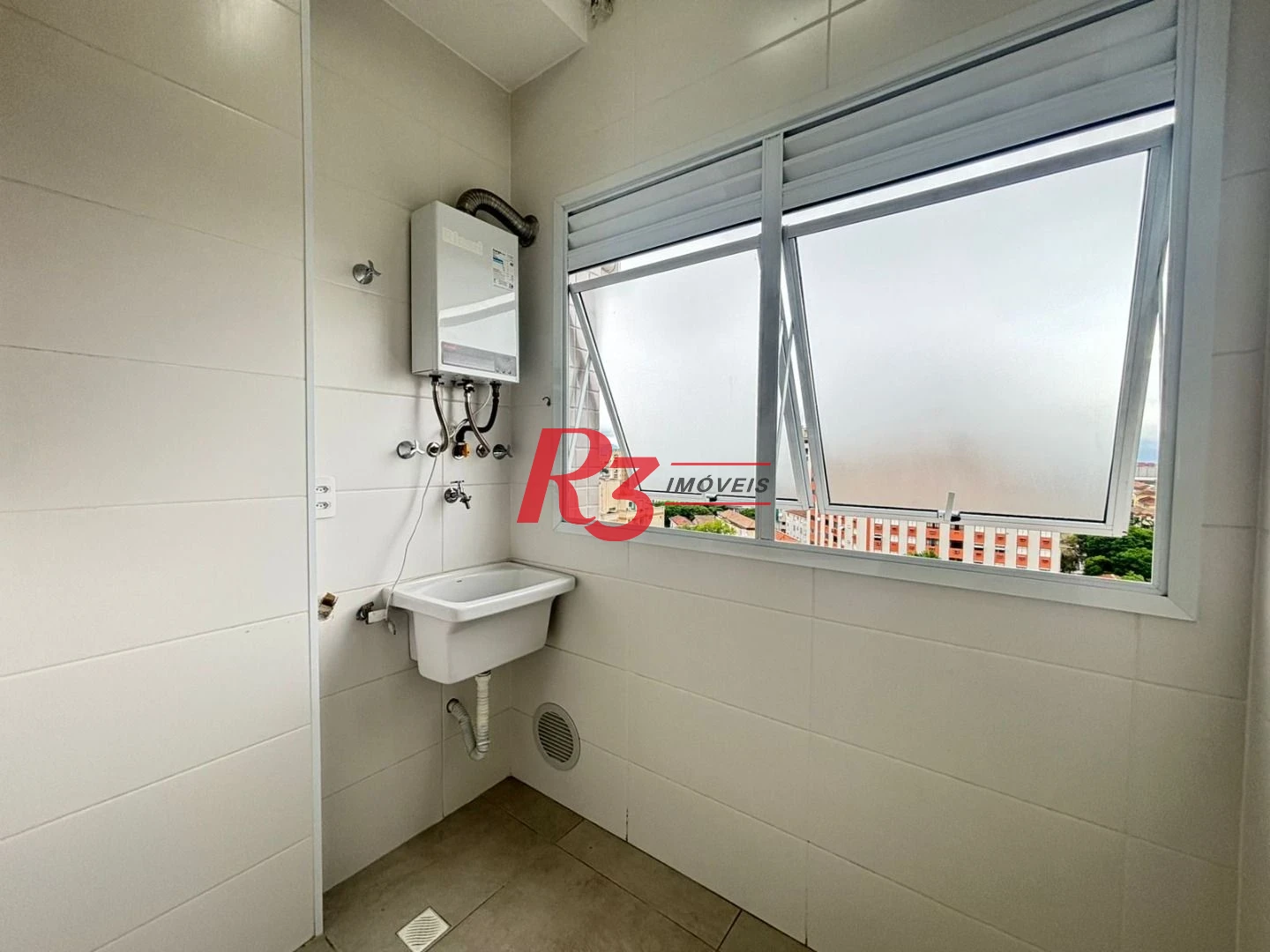 Apartamento com 1 dormitório para alugar, 53 m² - Embaré - Santos/SP