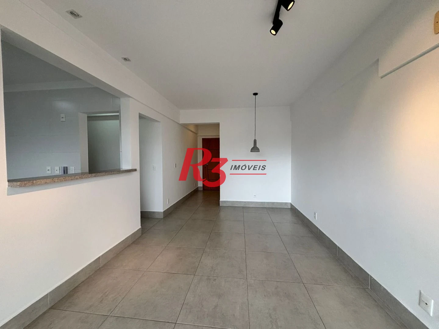 Apartamento com 1 dormitório para alugar, 53 m² - Embaré - Santos/SP