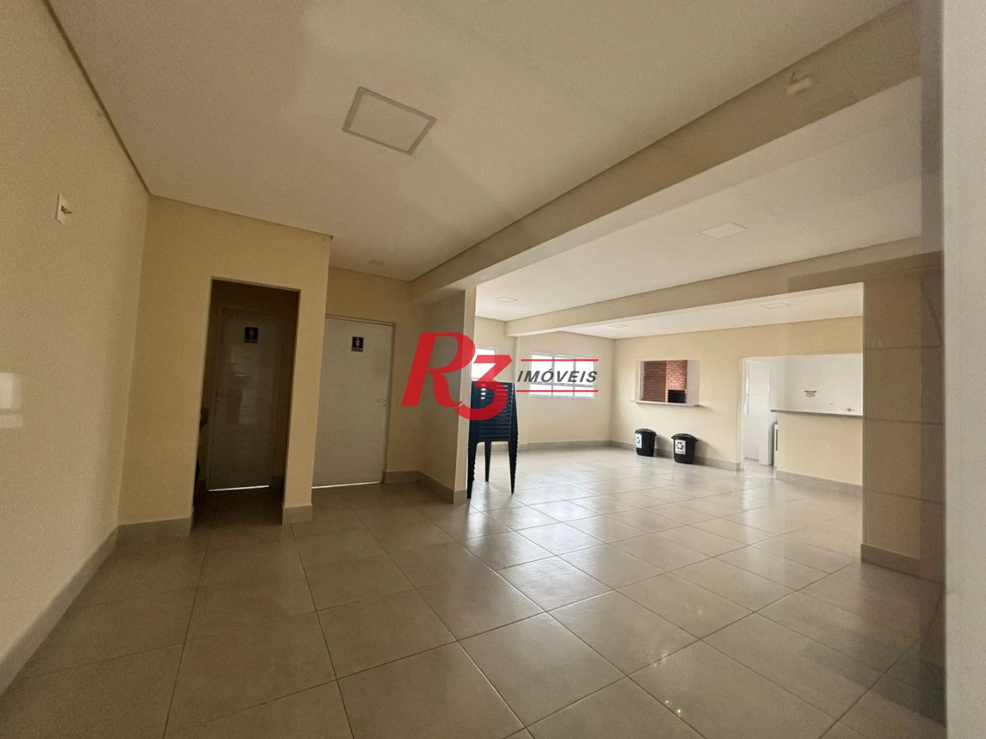 Apartamento com 1 dormitório para alugar, 53 m² - Embaré - Santos/SP