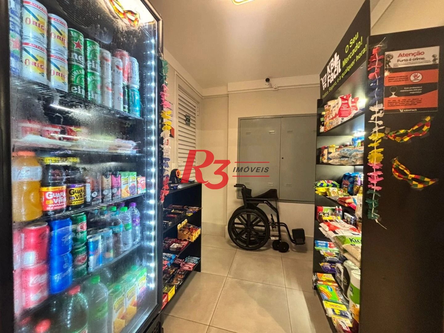 Apartamento com 1 dormitório para alugar, 53 m² - Embaré - Santos/SP