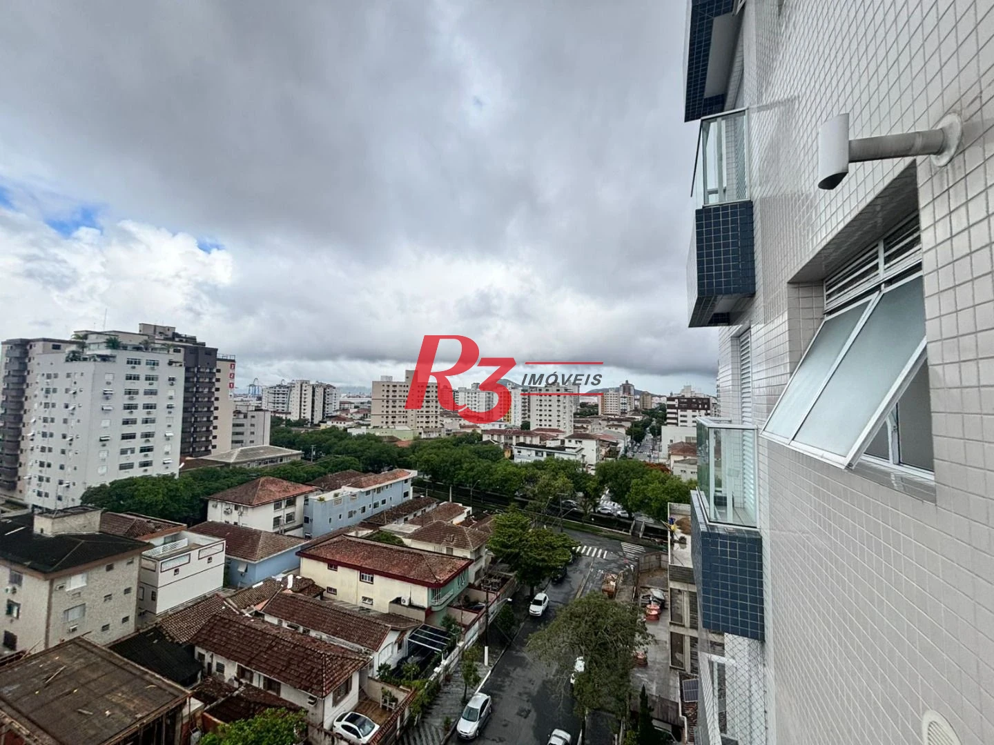 Apartamento com 1 dormitório para alugar, 53 m² - Embaré - Santos/SP