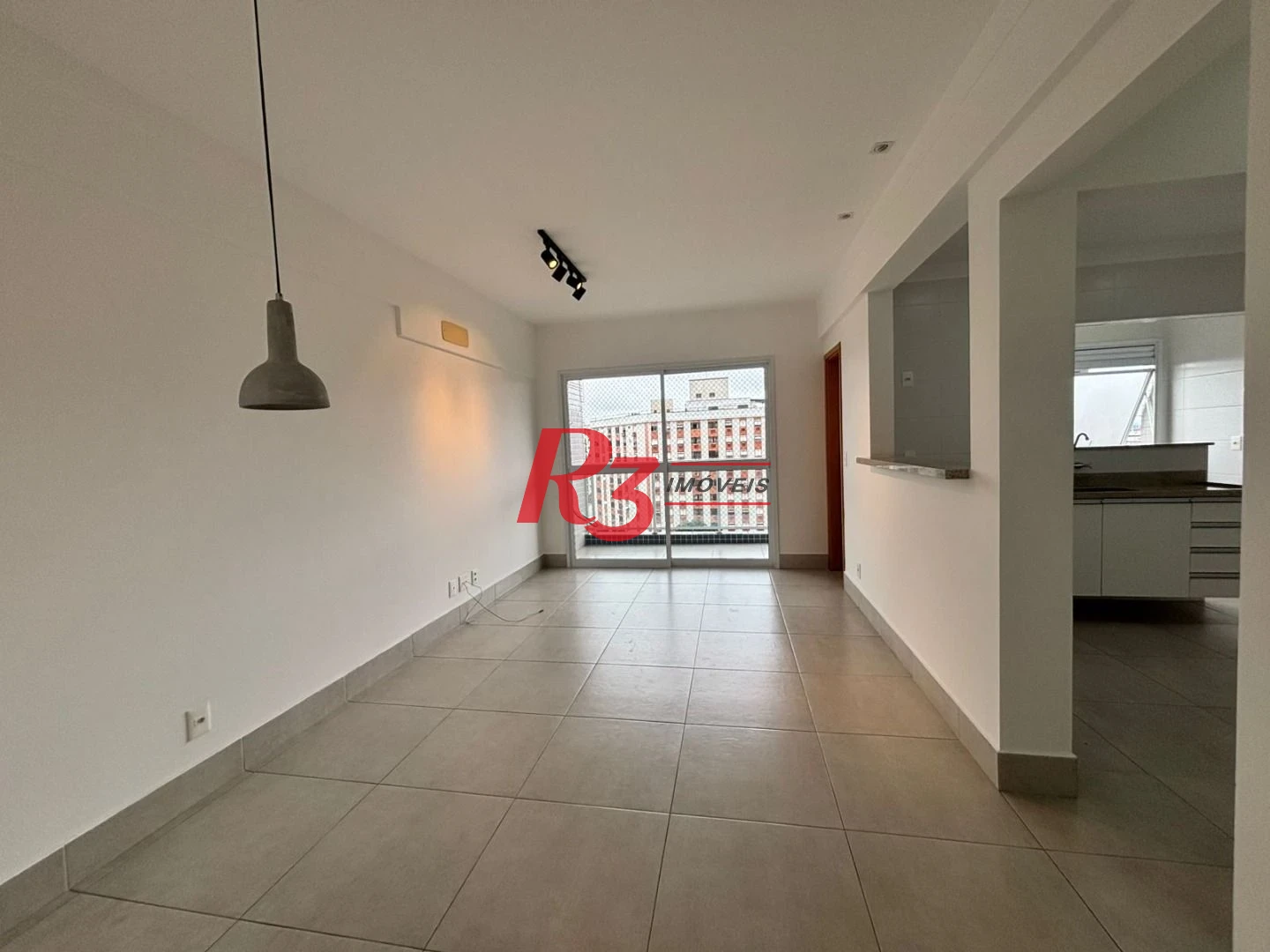Apartamento com 1 dormitório para alugar, 53 m² - Embaré - Santos/SP