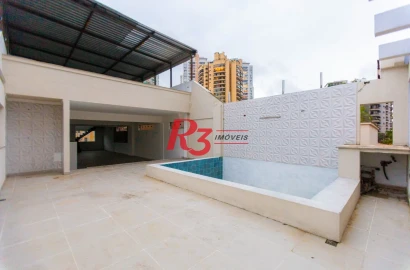 Sobrado para alugar, 467 m² por R$ 36.000,00/mês - Ponta da Praia - Santos/SP