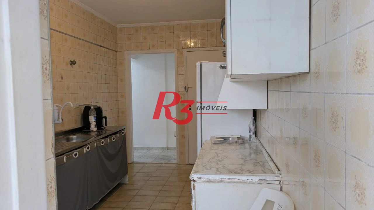Apartamento para alugar, 95 m² por R$ 4.500,00/mês - Ponta da Praia - Santos/SP