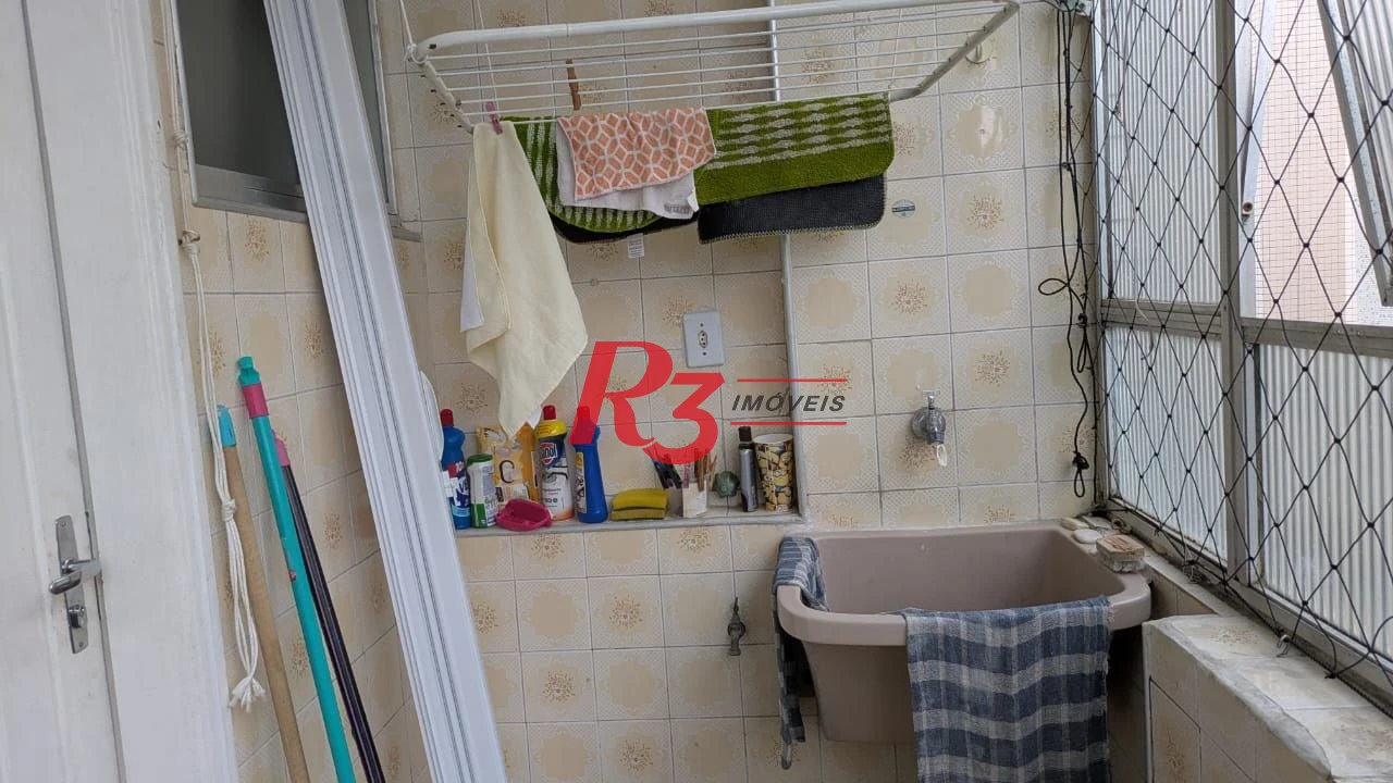 Apartamento para alugar, 95 m² por R$ 4.500,00/mês - Ponta da Praia - Santos/SP