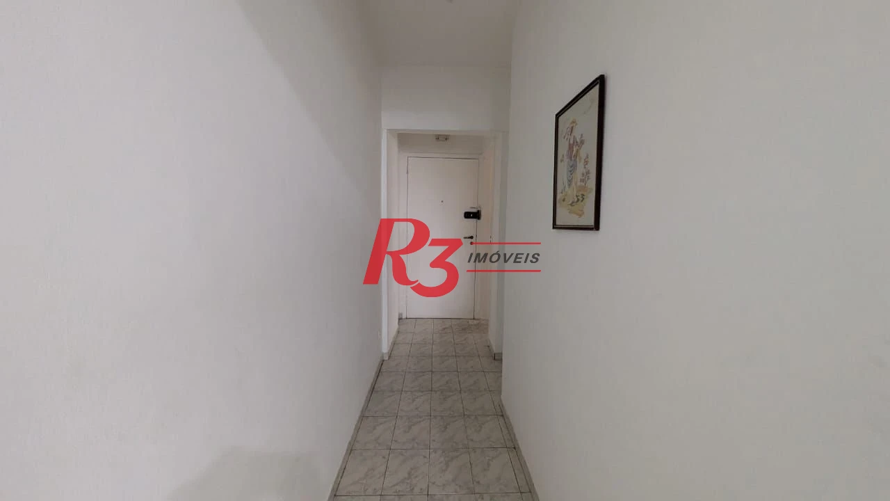 Apartamento para alugar, 95 m² por R$ 4.500,00/mês - Ponta da Praia - Santos/SP