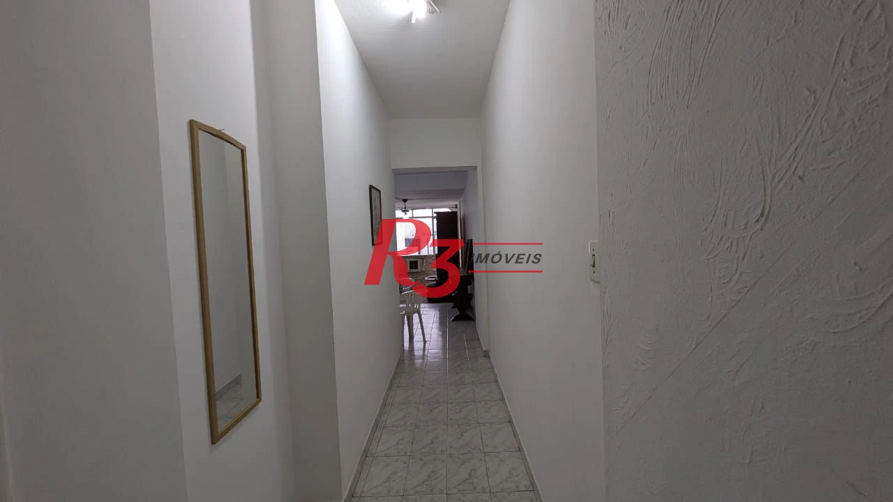Apartamento para alugar, 95 m² por R$ 4.500,00/mês - Ponta da Praia - Santos/SP