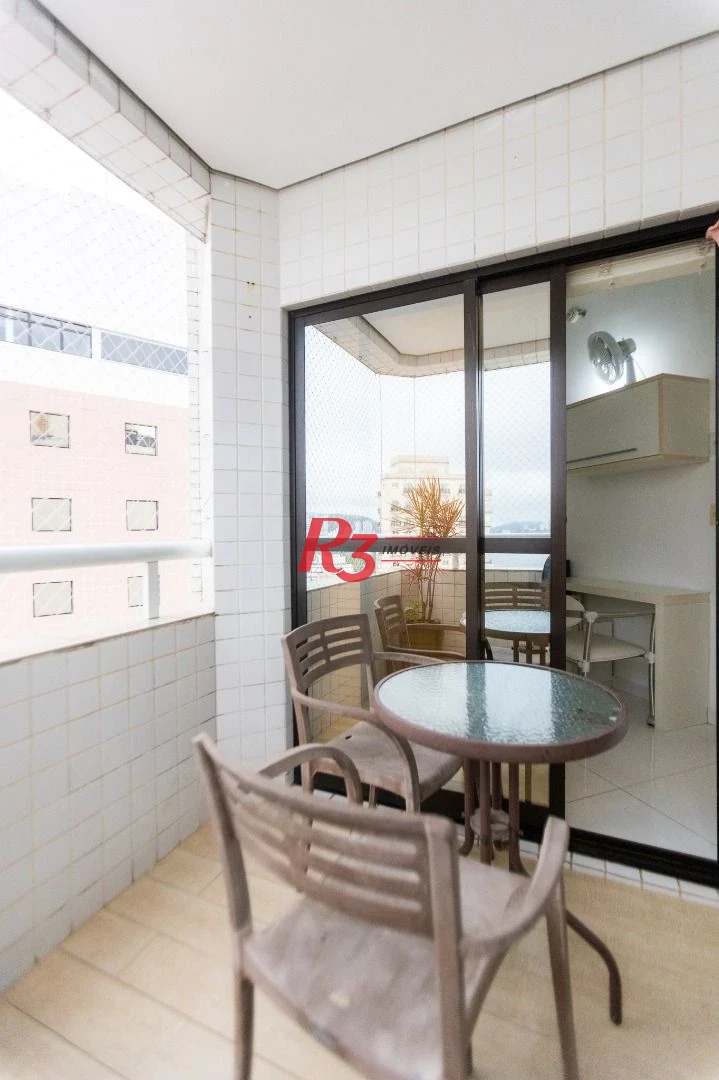 Flat com 2 dormitórios para alugar, 60 m² por R$ 7.000,02/mês - Boqueirão - Santos/SP