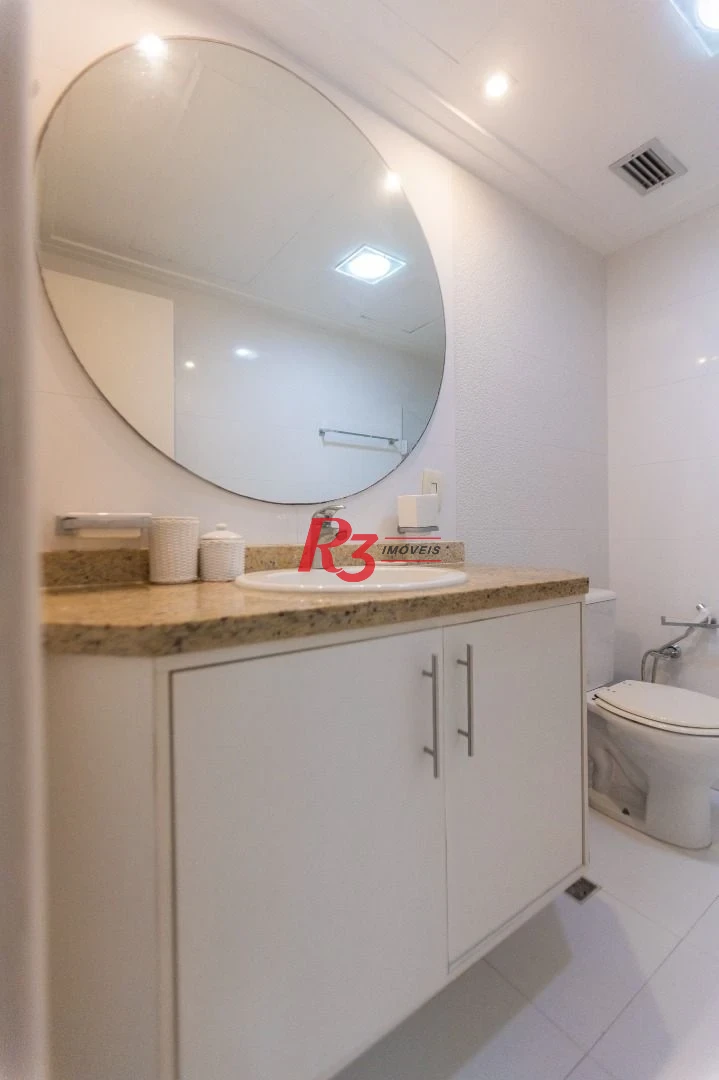 Flat com 2 dormitórios para alugar, 60 m² por R$ 7.000,02/mês - Boqueirão - Santos/SP
