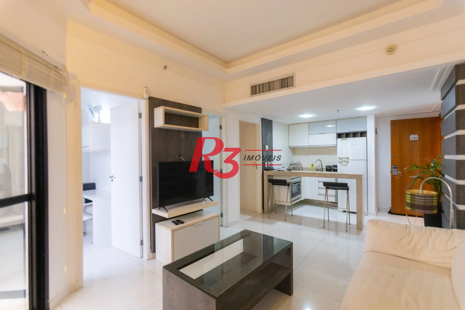 Flat com 2 dormitórios para alugar, 60 m² por R$ 7.000,02/mês - Boqueirão - Santos/SP