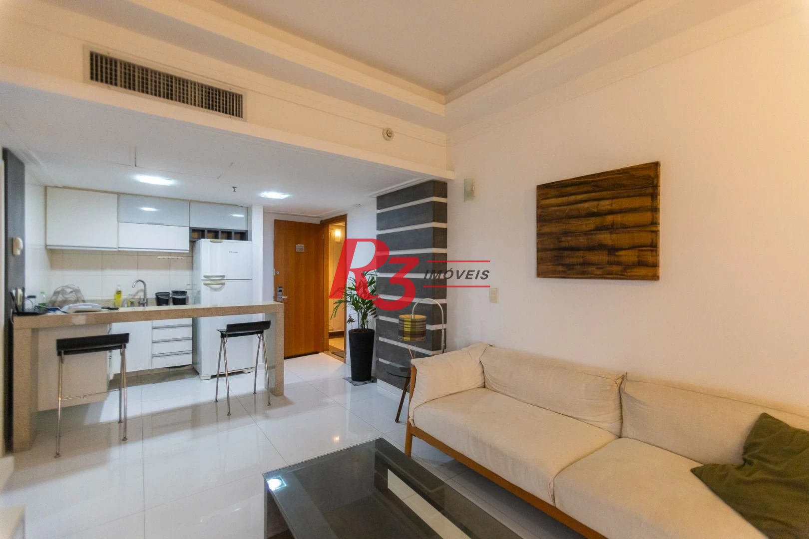 Flat com 2 dormitórios para alugar, 60 m² por R$ 7.000,02/mês - Boqueirão - Santos/SP