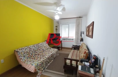 Apartamento com 1 dormitório à venda, 52 m² por R$ 480.000,00 - José Menino - Santos/SP