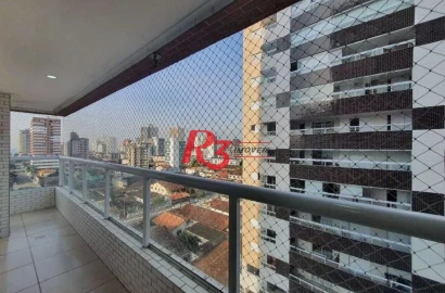 Apartamento com 2 dormitórios à venda, 86 m² por R$ 590.000,00 - Vila Guilhermina - Praia Grande/SP