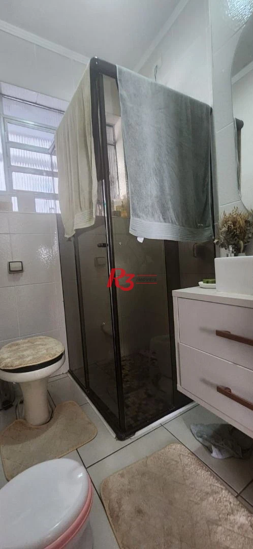 Apartamento com 3 dormitórios à venda, 107 m² por R$ 690.000,00 - José Menino - Santos/SP