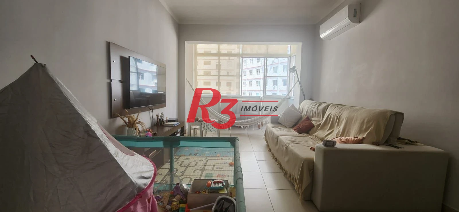 Apartamento com 3 dormitórios à venda, 107 m² por R$ 690.000,00 - José Menino - Santos/SP