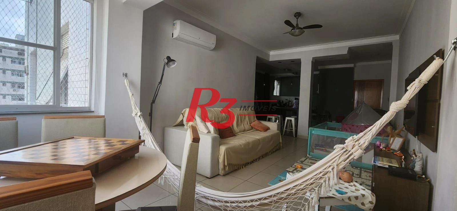 Apartamento com 3 dormitórios à venda, 107 m² por R$ 690.000,00 - José Menino - Santos/SP