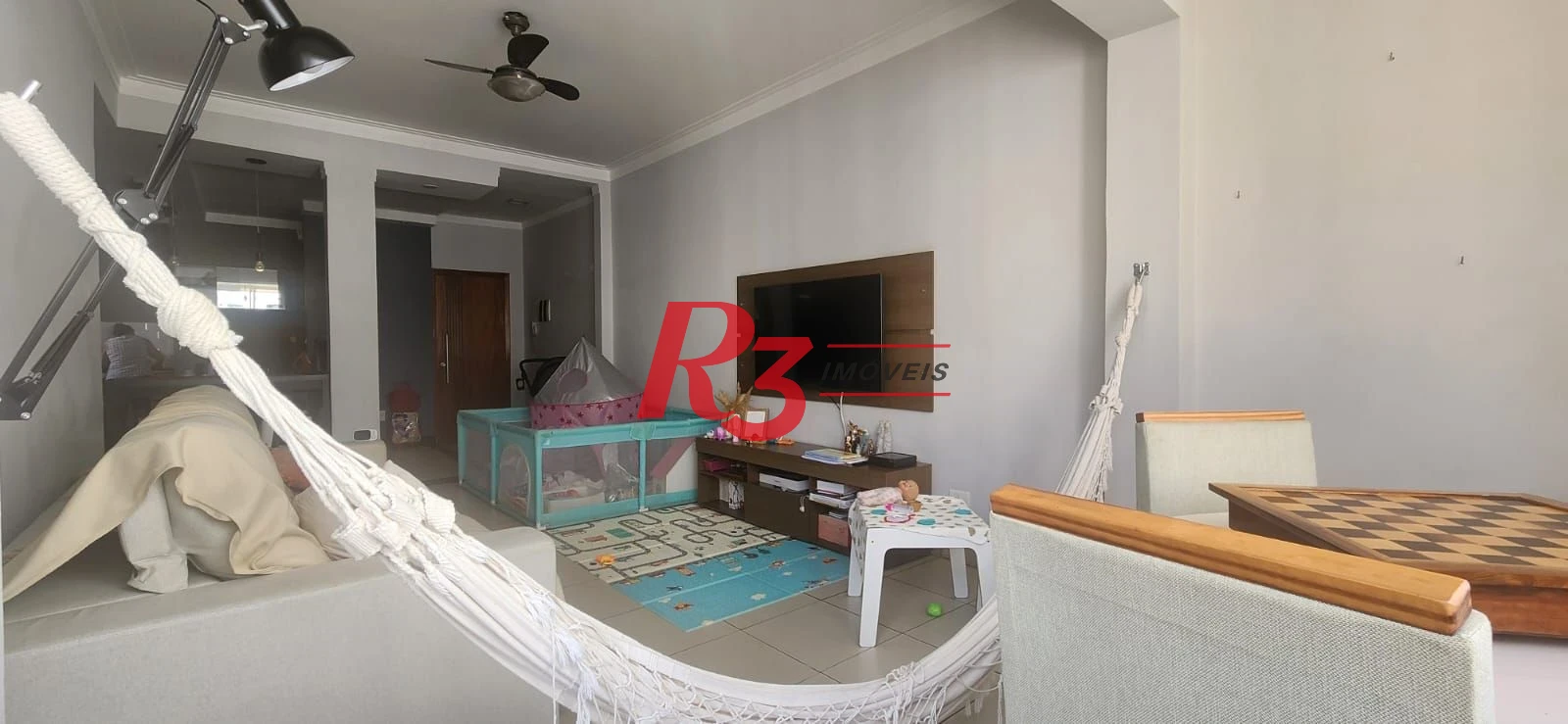 Apartamento com 3 dormitórios à venda, 107 m² por R$ 690.000,00 - José Menino - Santos/SP