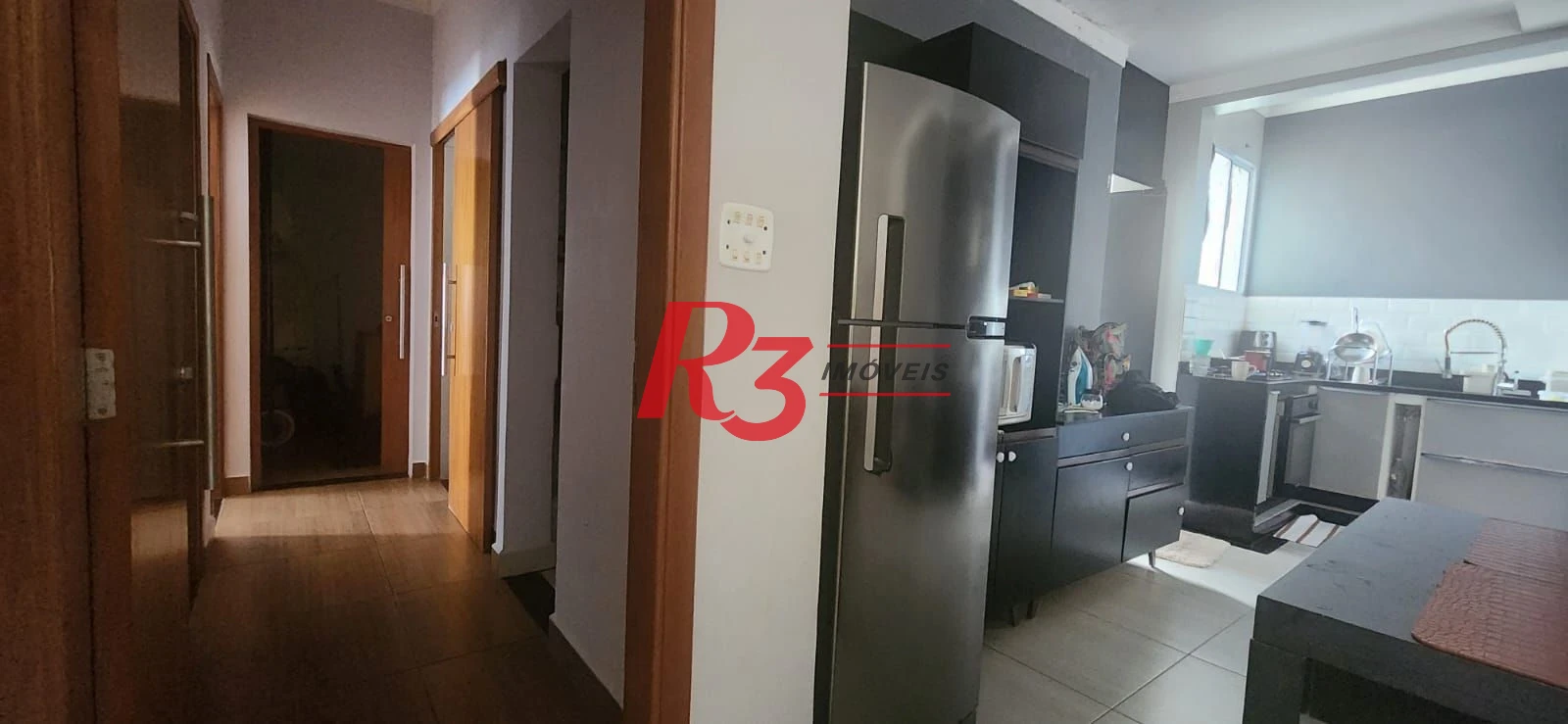 Apartamento com 3 dormitórios à venda, 107 m² por R$ 690.000,00 - José Menino - Santos/SP