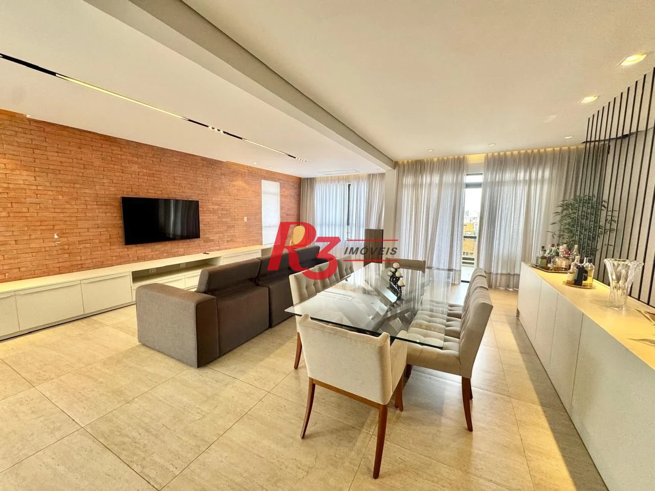 Cobertura com 4 dormitórios à venda, 418 m² por R$ 6.100.000,00 - Boqueirão - Santos/SP