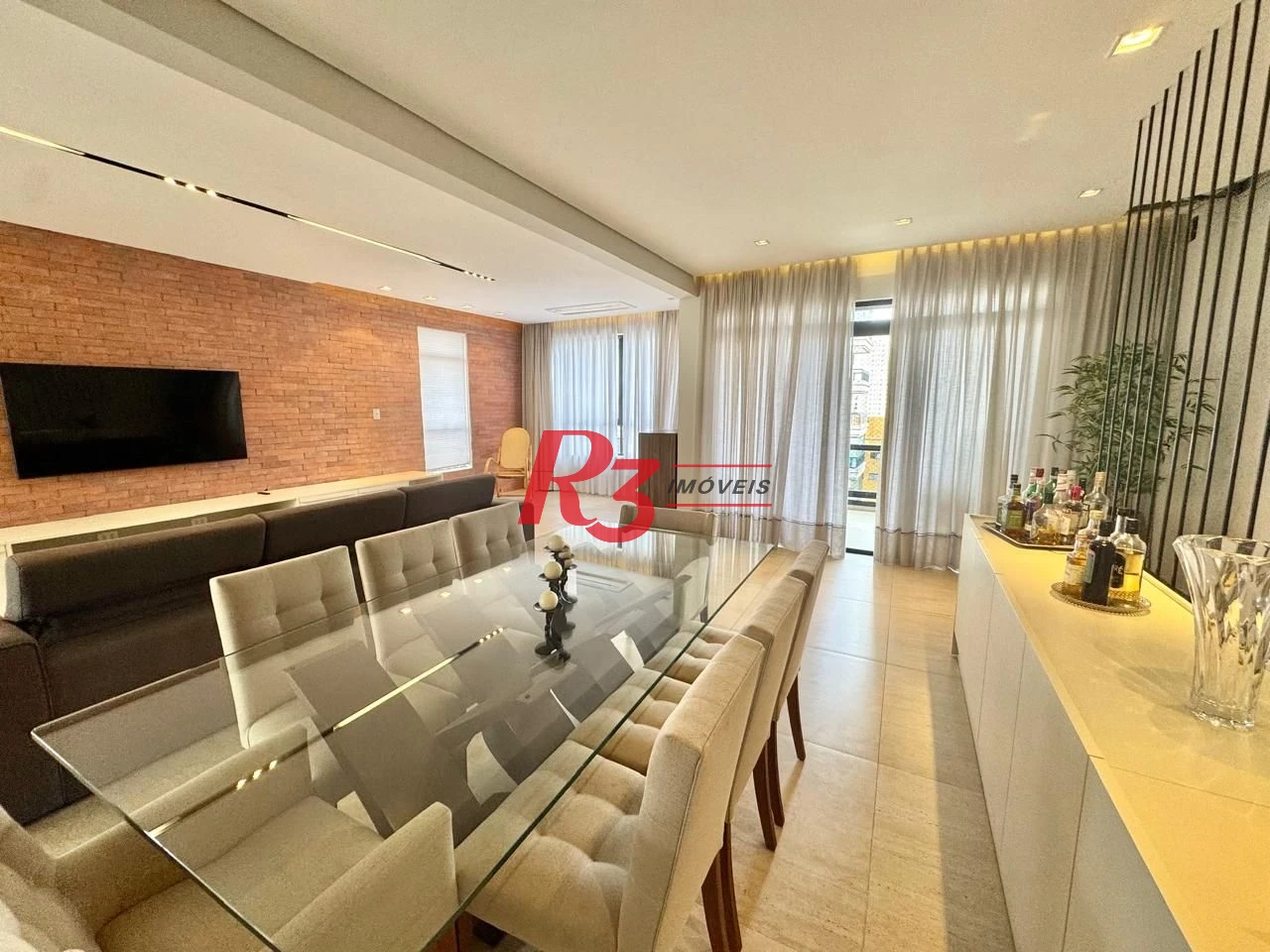 Cobertura com 4 dormitórios à venda, 418 m² por R$ 6.100.000,00 - Boqueirão - Santos/SP