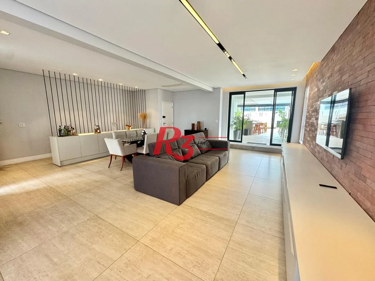 Cobertura com 4 dormitórios à venda, 418 m² por R$ 6.100.000,00 - Boqueirão - Santos/SP
