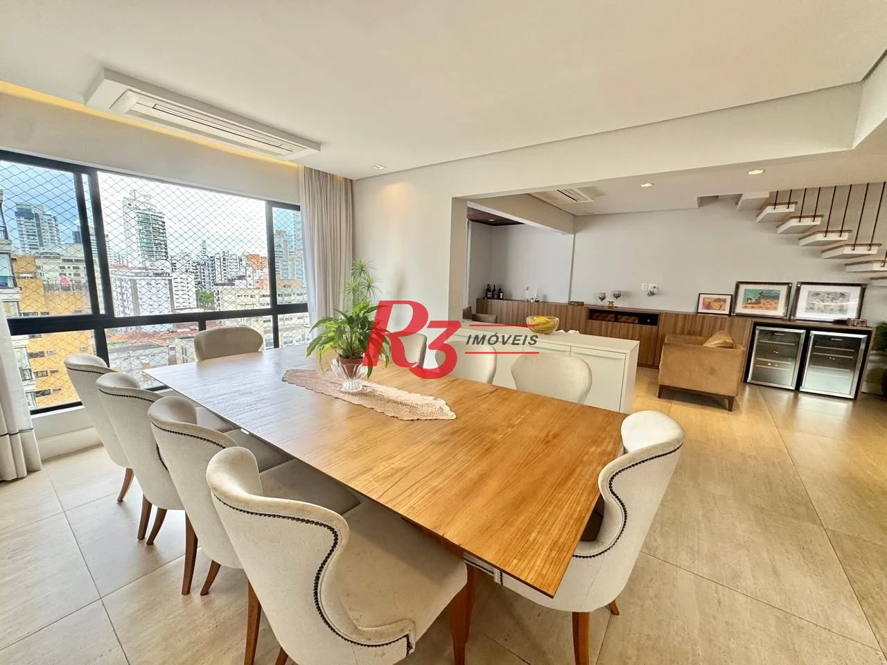 Cobertura com 4 dormitórios à venda, 418 m² por R$ 6.100.000,00 - Boqueirão - Santos/SP