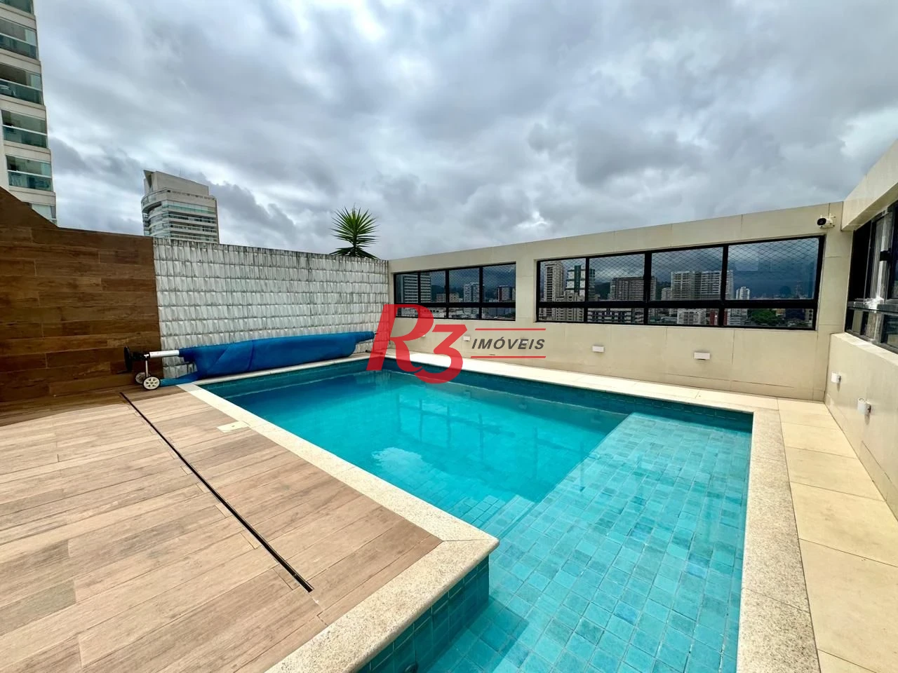Cobertura com 4 dormitórios à venda, 418 m² por R$ 6.100.000,00 - Boqueirão - Santos/SP