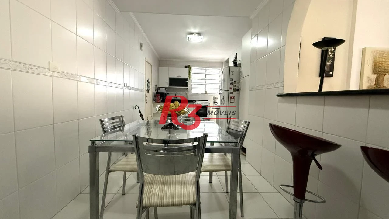 Apartamento com 2 dormitórios à venda, 102 m² por R$ 850.000,00 - Gonzaga - Santos/SP