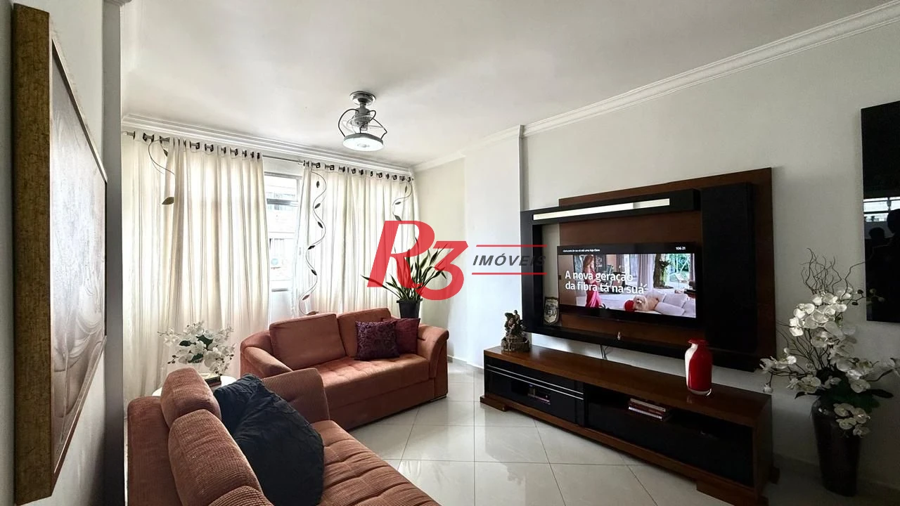 Apartamento com 2 dormitórios à venda, 102 m² por R$ 850.000,00 - Gonzaga - Santos/SP