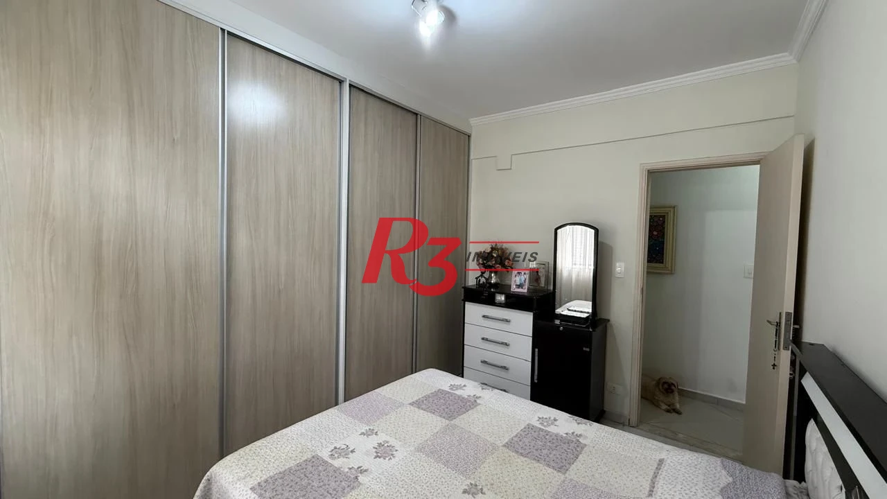 Apartamento com 2 dormitórios à venda, 102 m² por R$ 850.000,00 - Gonzaga - Santos/SP