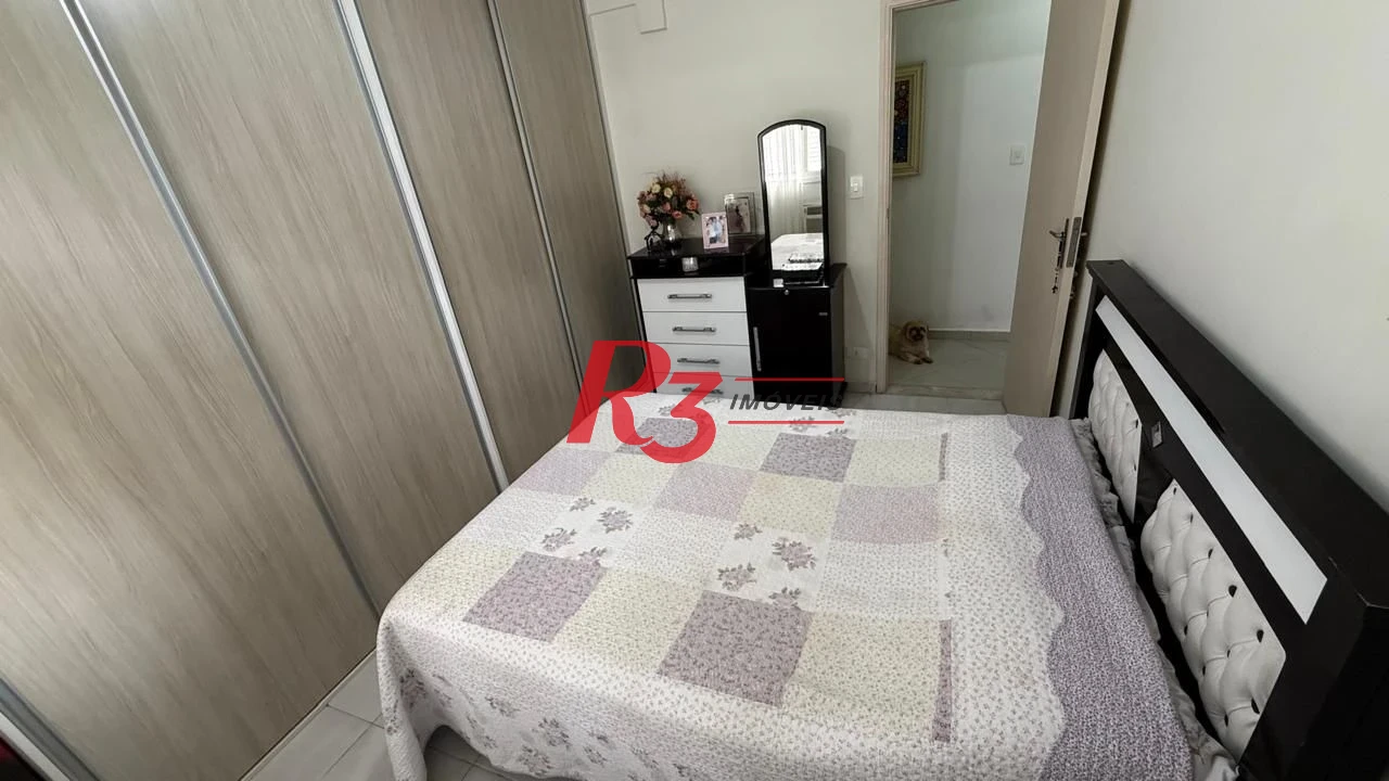 Apartamento com 2 dormitórios à venda, 102 m² por R$ 850.000,00 - Gonzaga - Santos/SP