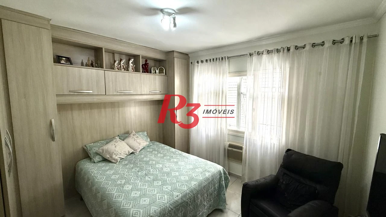 Apartamento com 2 dormitórios à venda, 102 m² por R$ 850.000,00 - Gonzaga - Santos/SP