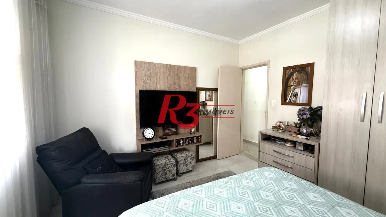 Apartamento com 2 dormitórios à venda, 102 m² por R$ 850.000,00 - Gonzaga - Santos/SP