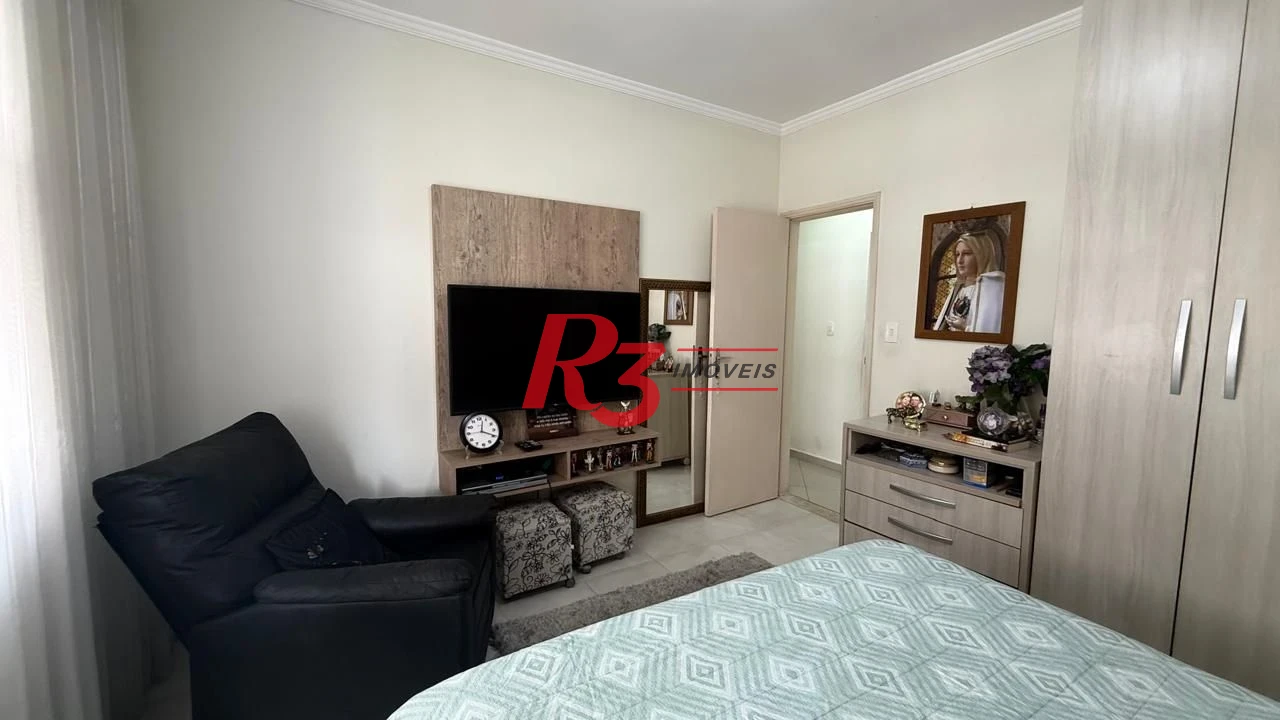 Apartamento com 2 dormitórios à venda, 102 m² por R$ 850.000,00 - Gonzaga - Santos/SP