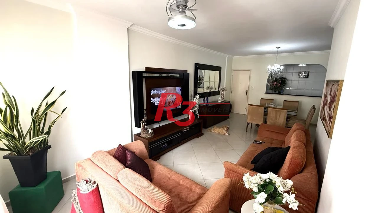 Apartamento com 2 dormitórios à venda, 102 m² por R$ 850.000,00 - Gonzaga - Santos/SP