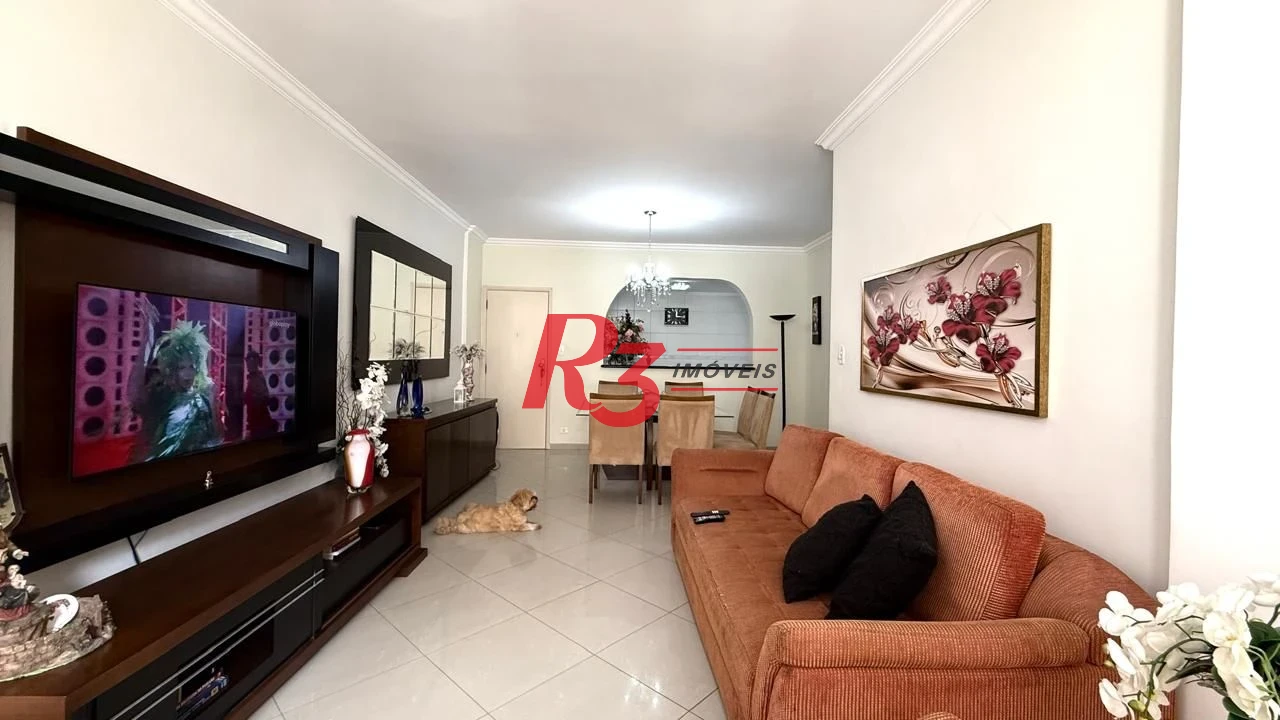 Apartamento com 2 dormitórios à venda, 102 m² por R$ 850.000,00 - Gonzaga - Santos/SP