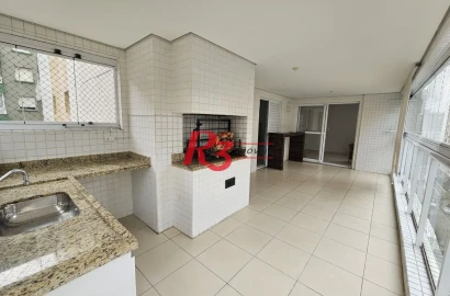 Apartamento com 3 dormitórios à venda, 135 m² por R$ 2.160.000,00 - Embaré - Santos/SP