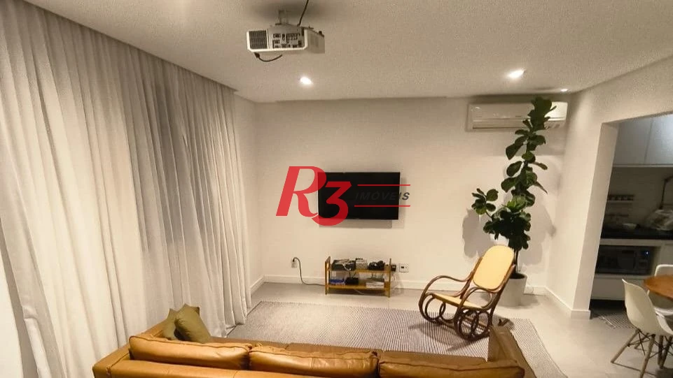 Sobrado com 3 dormitórios à venda, 102 m² por R$ 719.000,00 - Campo Grande - Santos/SP