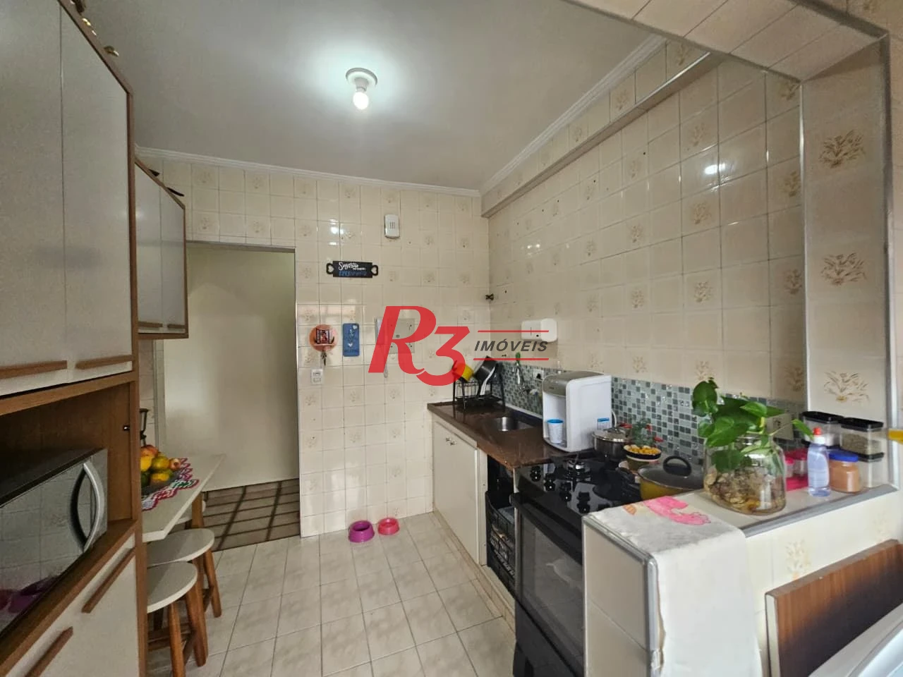 Apartamento com 3 dormitórios à venda, 76 m² por R$ 430.000,00 - Encruzilhada - Santos/SP
