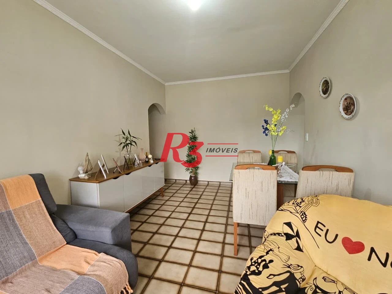 Apartamento com 3 dormitórios à venda, 76 m² por R$ 430.000,00 - Encruzilhada - Santos/SP