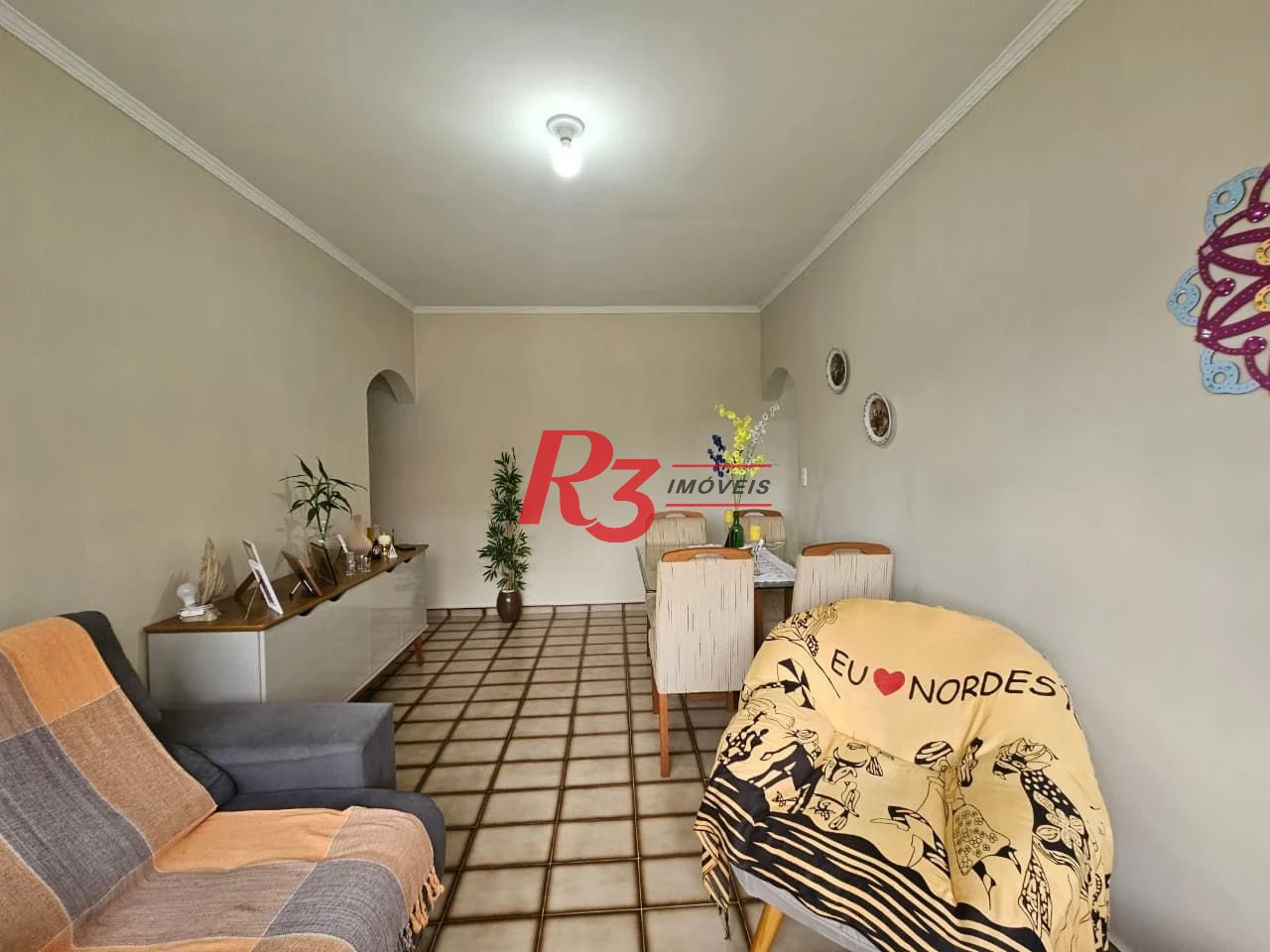 Apartamento com 3 dormitórios à venda, 76 m² por R$ 430.000,00 - Encruzilhada - Santos/SP