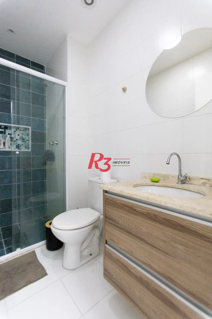 Apartamento com 2 dormitórios à venda, 62 m² por R$ 690.000,00 - Marapé - Santos/SP
